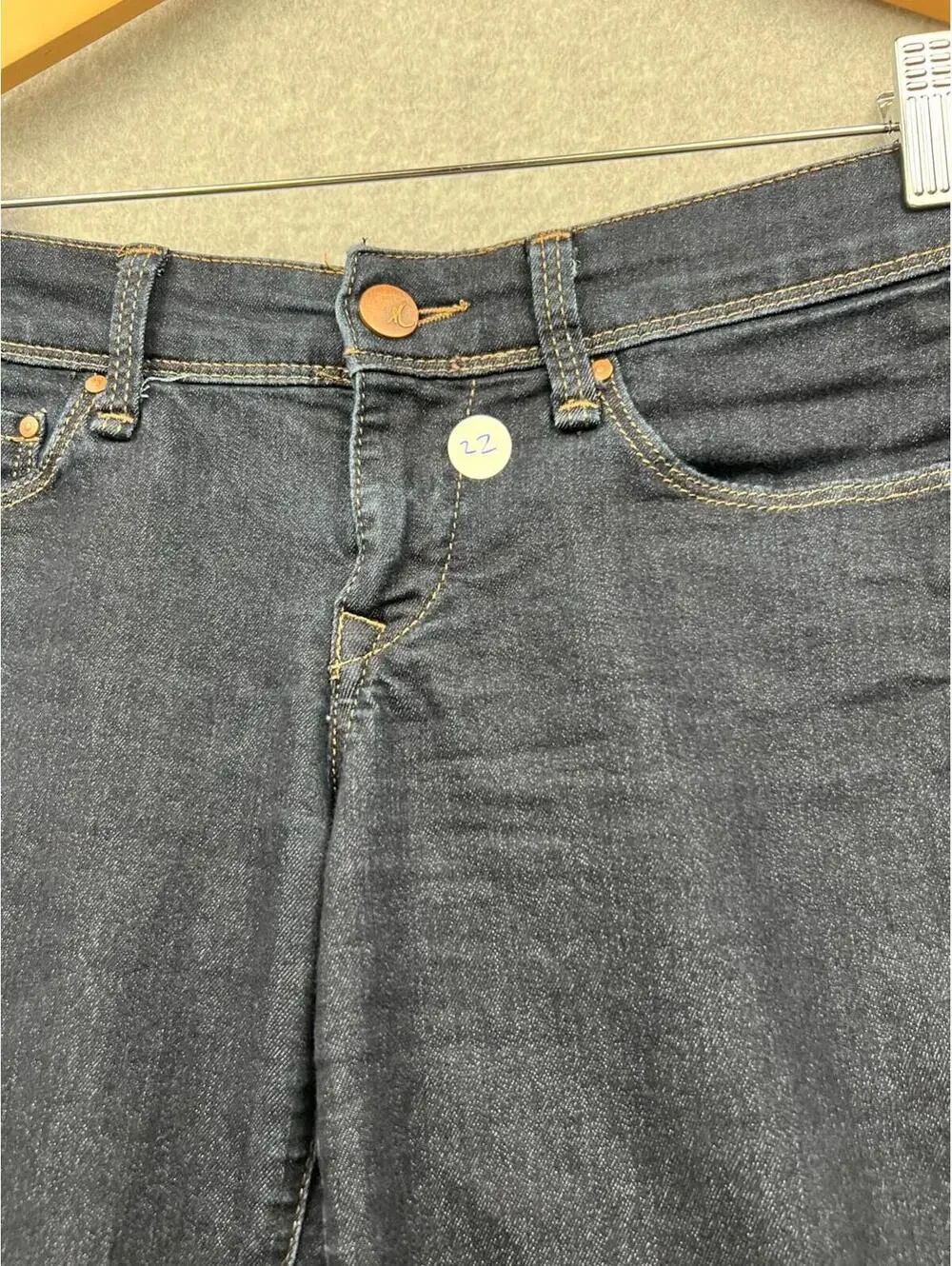Y2k 90s Mavi Cora Wide Boot Cut Denim Jeans Womens Size 26 X 32  Dark Wash